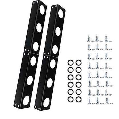6 Hole Hand Tool Holder Rack Tool Storage Rack fit for lanscaping Trailer and Truck