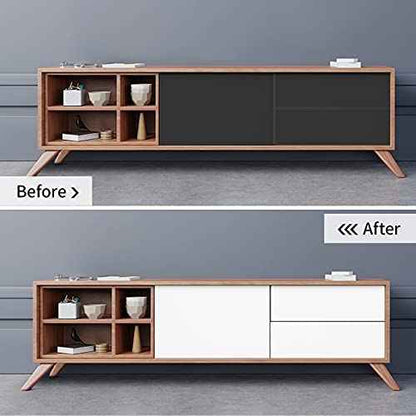 seonta 16"x78.7" Matte White Wallpaper Peel and Stick Contact Paper Self Adhesive Removable Warpping Decorative Vinyl Film Waterproof Wall Paper for Walls Countertop Cabinets Furniture