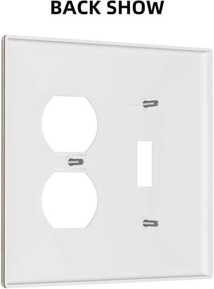 Decorative Art Light Switch Covers Elegant Rose Bouquet Art 2 Gang Single Toggle Duplex Combination Electrical Faceplate Switchplate Wall Plate for Home Decor