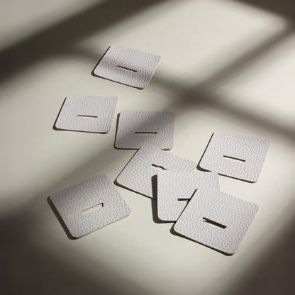 OLETHA Decorative Hook Covers Compatible with JINSHUNFA Transparent Adhesive Wall Hooks (Not Included), Set of 8 - Transform Your Command Strips into Designer Accents