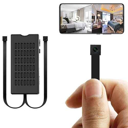 Small Hidden Camera DIY Module - Full HD 1080P Dual Lens - Mini Spy Camera - Tiny Discreet Nanny Cam - Cloud Storage