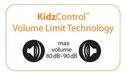 Kidz Gear Deluxe Headset Headphones with Boom Mic - Pink