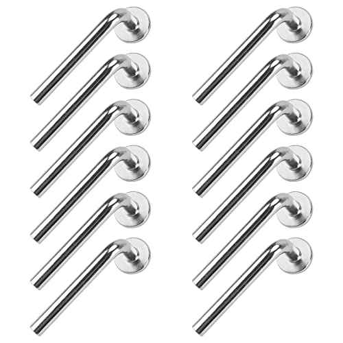100 Pack 2.4 x 0.24 Inch Universal Pallet Rack Drop Pin, Round Head Pallet Rack J Bolt Safety Pins for Racks and Shelving Units