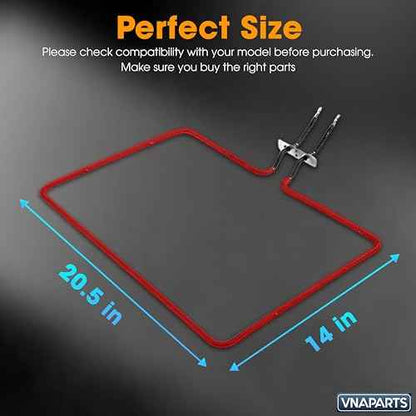 WFE540H0AE0 WFE540H0AS0 WFE540H0AS1 WFE714HLAS1 WFE710H0AH0 WFE540H0AB0 WFE714HLAS0 Range Oven Bake Element Replaces For Whirlpool WFE540H0ES0 WFE710H0AE0 WEE750H0HZ1 WEE730H0DS0 WFE540H0AS Stove