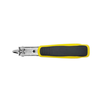 Staple Remover, Staple Puller Tool, Upholstery and Construction Heavy Duty Staple Remover, Strength Staple Puller Removing All Kinds of Staples(Yellow)