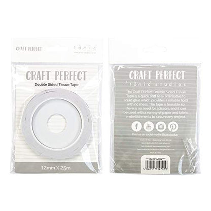 Tonic Studios Craft Perfect Double-Sided Tissue Tape .47" X27.3yds-Clear