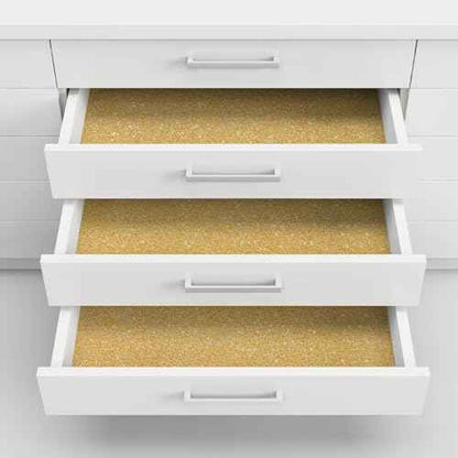 wishFIRE Gold Glitter Peel and Stick Wallpaper 17.3" x 120" Sparkly Contact Paper Gift Wrapping Paper Removable Self-Adhesive Bling Wallpaper DIY Decorative for Bedroom Living Room