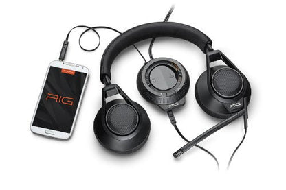 Plantronics RIG Stereo Gaming Headset with Mixer for Xbox 360 and PS3 - Retail Packaging - Black