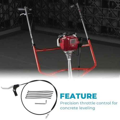 For Concrete Wet Screed Throttle Cable Assy Kit Throttle Control Lever Magic Screed Throttle Cable Handle - for HD7070