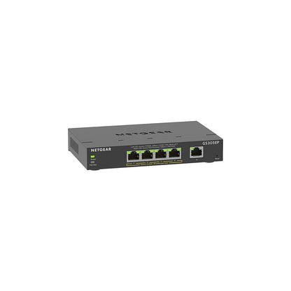 NETGEAR 8 Port PoE Gigabit Ethernet Easy Smart Managed Essentials Switch (GS308EPP) - with 8 x PoE+ @ 123W, Desktop or Wall Mount