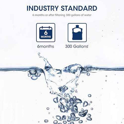 MARRIOTTO EDR1RXD1 Refrigerator Water Filter Compatible with W10295370A, WHR1RXD1, KAD1RXD1, Filter 1, W10295370, P4RFWB, P8RFWB2L, 46-9930, 46-9081 and W10311524 Air Filter (3+3)