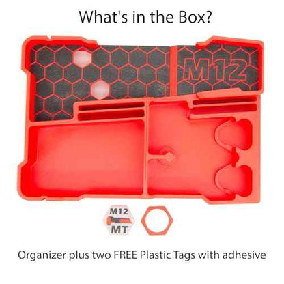 Packout Compact Tool Organizer for 2526-20 M12 Fuel Brushless Milwaukee Oscillating Multi-Tool, Accessories and Batteries for Enhanced Protection. "BOX AND TOOLS NOT INCLUDED"