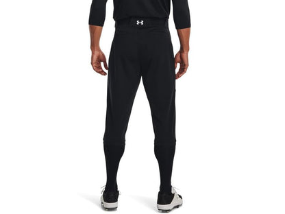 Under Armour Men's Utility Baseball Knicker 22, (001) Black / / White, Medium
