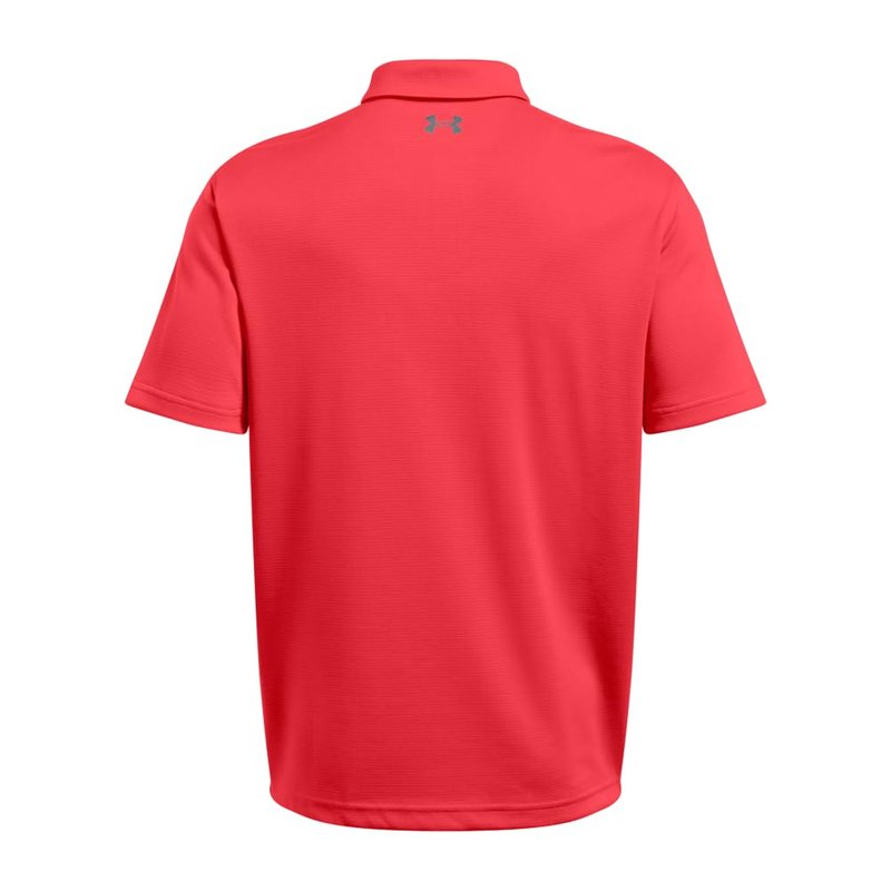 Under Armour Men's Tech Golf Polo, (713) Racer Red / / Pitch Gray, 4X-Large Tall