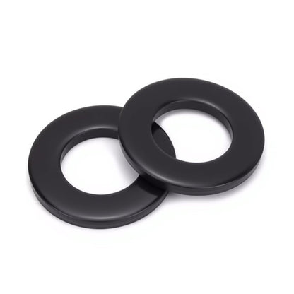 5/16'' (50 Pack) Stainless Steel Flat Washers, 3/4" OD, Black Oxide Metal Washers for Screws and Bolts