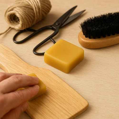 Pure Beeswax Blocks ? USA Made, Beekeeper Bar Crafted ? Natural Beeswax for Crafting, Woodworking, Lip Balm, Cast Iron Seasoning ? Premium Quality, Eco-Friendly, Chemical-Free (2 Pack)
