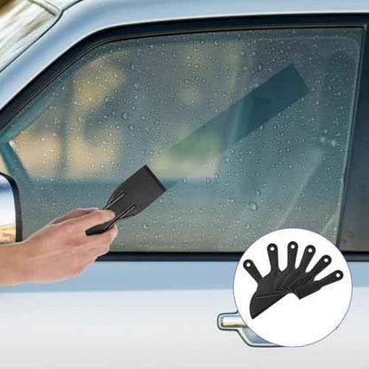 6 Pcs Plastics Putty Knife Plastics Putty Flexible Plastic Paint Scraper for Spackling Knife Plastic Drywall Taping Knives Patching Scraper for Taping Drywall Spreading Painting Wall Scratching
