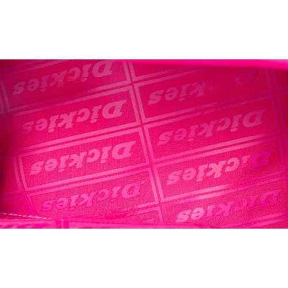 Dickies 12-Inch Durable Canvas Work Bag for Painters, Carpenters, and Builders, Heavy-Duty Zipper, Reinforced Handles, Pink (57148)