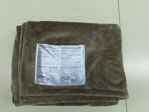 Heated Blanket Twin, Electric Blanket Soft Sherpa Flannel, 10 Hours Auto Shut-off & 8 Fast Heating Levels, Machine Washable ETL Certified, Heating Blanket for Bed & Sofa (62x84 inches, Gray)
