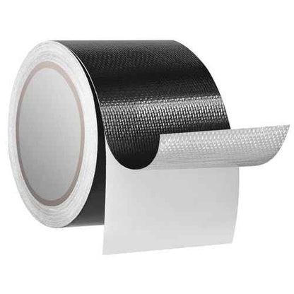 Heavy Duty Repair Tape for Tarp, Waterproof RV Awning, Outdoor Tarp, Canvas, Boat Covers, Sail, Tear Repair Patch Kit (Black)