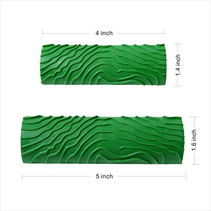 Wood Graining Painting Tool, Rubber Empaistic Wood Grain Tool Household Wall Art Paint(MS8L)