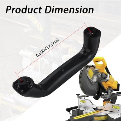 N729776 Saw Handle Compatible with DeWalt Miter Saw DWS779 DCS361M1, DCS361B(1x Black Saw Handle)