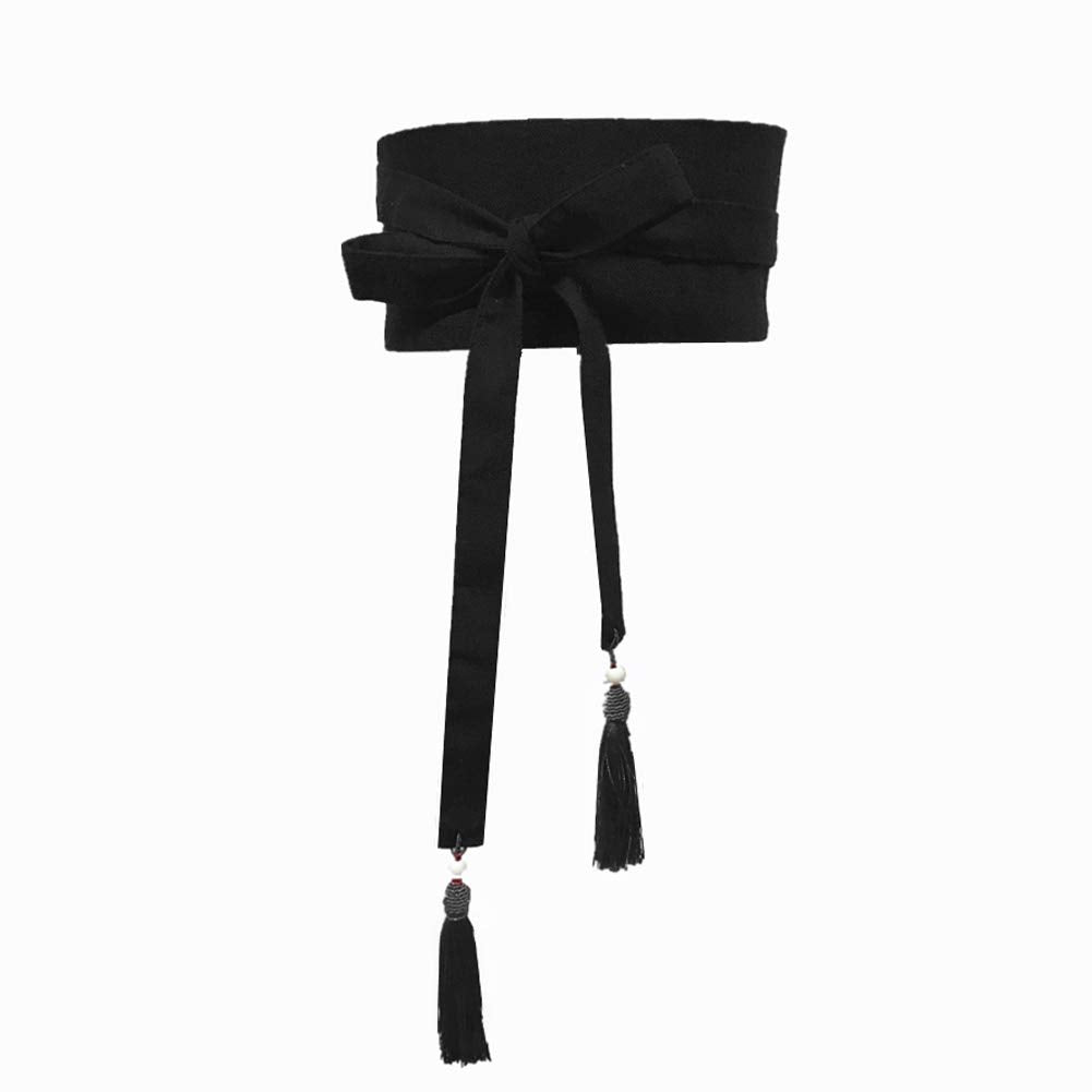 Japanese Yukata Kimono OBI with Tassel Belt Harajuku Waistband-V5