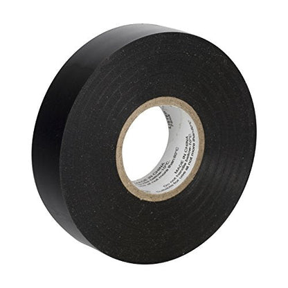 Duck Brand Heavy Duty Electrical Tape, 0.75-Inch x 66-Feet, Single Wrapped Roll, Black (393120)