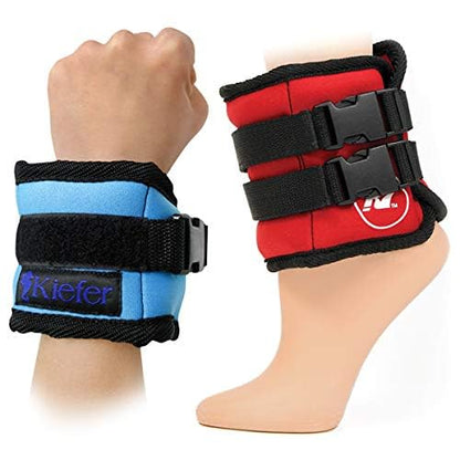 Kiefer Ankle/Wrist Weights, 1-Pair 2.5 Pounds Each, Red (811400-5)