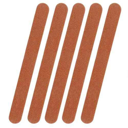 Brown Double Side Sanding bar 17.8x1.9cm polishing bar Sanding bar for Plastic Model Wood Sanding Tools 30PCS