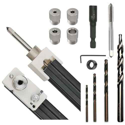 Aluminum Extrusion Drill Guide & Tap Jig Bit Access Hole For 2020 2040 European Aluminum Profile M4 M5 M6 M10 Drill Bushing