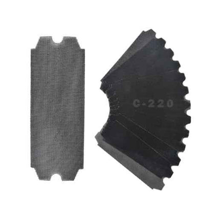 SCOTTCHEN Drywall Sanding Screen Mesh Sheet 4-3/16" x 11-1/4" Grit #220-12pcs