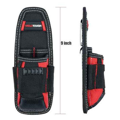 MELOTOUGH Small Tool Pouch Electrican Clip on Tool Pouch,Tool Belt Pouch with Belt Holster Mini Electrican Tool Holder with Sanp Clip