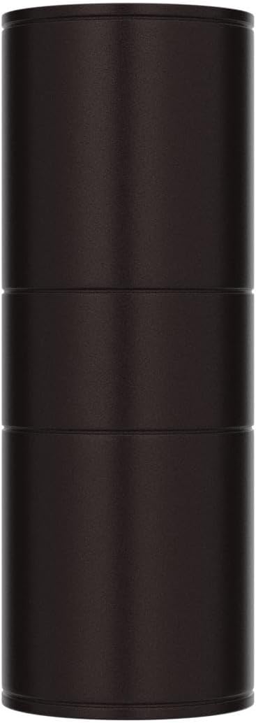 Outdoor Wall Lights Dusk to Dawn Exterior Lighting Fixtures, ETL Listed Cylinder Up Down Outdoor Porch Light,Modern Outdoor Sconce Lights for House Garage Patio,Bulbs Included