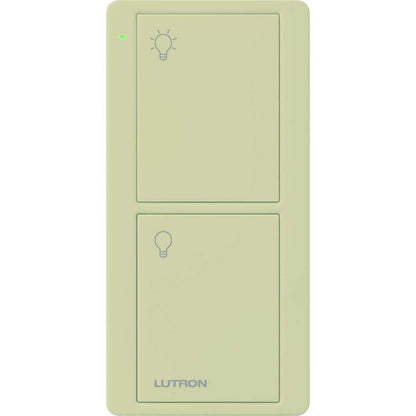 Lutron Pico Remote for Caseta Smart Switch, 2-Button Control , On/Off Control, For Table Top or Wallmount Use, PJ2-2B-GWH-L01, White