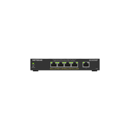 NETGEAR 8 Port PoE Gigabit Ethernet Easy Smart Managed Essentials Switch (GS308EPP) - with 8 x PoE+ @ 123W, Desktop or Wall Mount