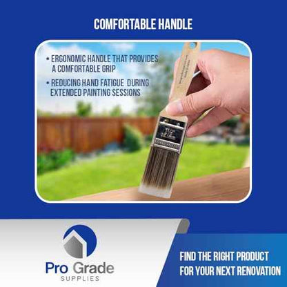 Pro Grade - Paint Brushes - 3Ea 1.5" - Brush Set