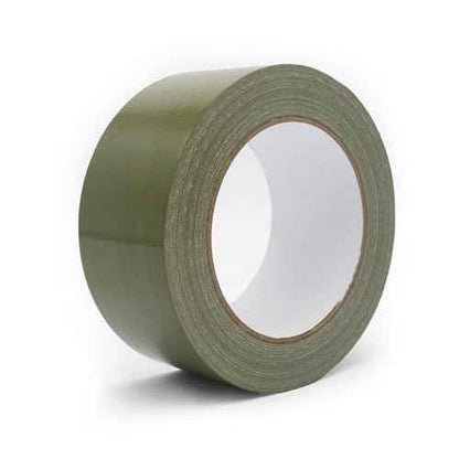 Heavy Duty Duct Tape 2 Inch X 33 Yards, Multi Purpose Olive Green Army Green Duct Tape, No Residue, Waterproof and Tear by Hand - for Repairs, Industrial, Professional Use