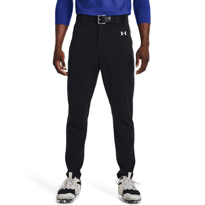 Under Armour Men's Utility Baseball Pants 22, (001) Black / / White, Small