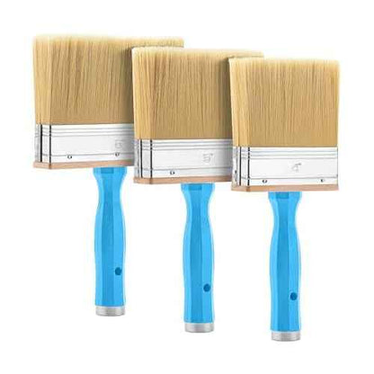 Bates- Deck Stain Brush Set, 3 Pack, 4¡±, 5¡± and 6¡±, Deck Stain Applicator, Stainless Steel Ferrule