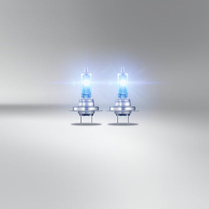 OSRAM COOL BLUE INTENSE H7, +100% more brightness, up to 5,000K, halogen headlight lamp, LED look, duo box (2 lamps), 64210CBN-HCB