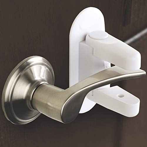 Door Lever Lock Child Proof Doors & Handles, Adhesives - Child Safety by Tuut (6 Pack)