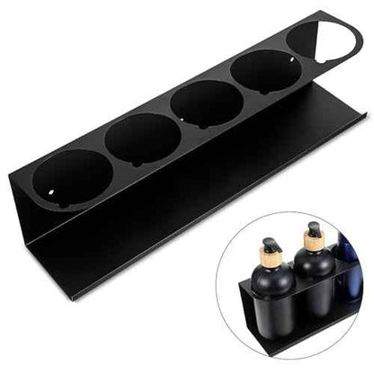 2 Pack Five Cans Wall-Mounted Steel Aerosol Spray Can Holder Rack Organizer for Garage and Workspace