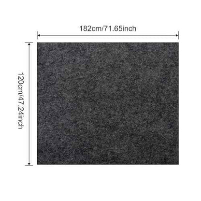4 x 6 FT Outdoor Storage Shed Mat, 3mm Thickened Waterproof Shed Base Flooring Pad, Outdoor Carport Mat, Anti-Slip Dustproof Patio Furniture Floor Scratch Prevention