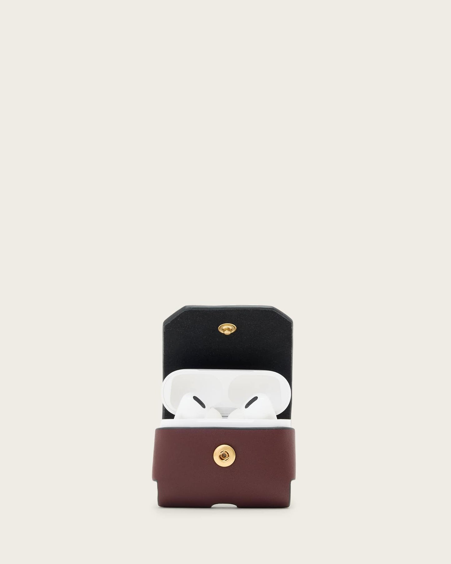 AllSaints Airpod Hex Case Dark Red W275XC One Size