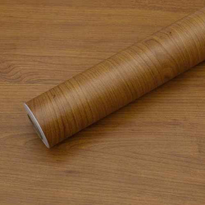 seonta Wood Contact Paper Wood Peel and Stick Wallpaper 16"x78.7" Waterproof Self Adhesive Wall Paper Table Cover Wood Vinyl Wrap for Countertop Desk Table Cabinets Brown Red C