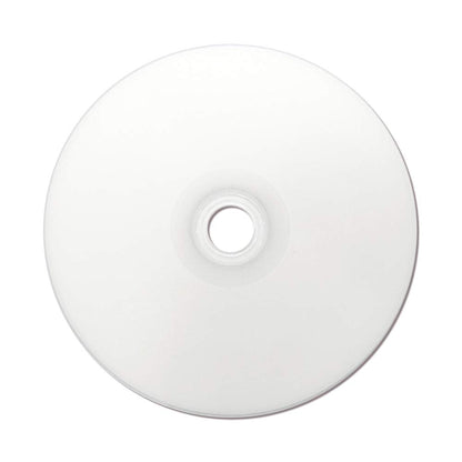 PlexDisc CD-R 700MB 52X White Inkjet Hub Printable Discs | 100 Pack Cake Box (FFP) | Blank CDs for Burning Music, Photos, Data | Writable Recordable Media
