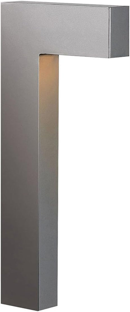 Hinkley Atlantis 15014HE-LL Small LED Low Voltage Landscape Pathway Light - 12v, Dimmable, Aluminum - Hematite