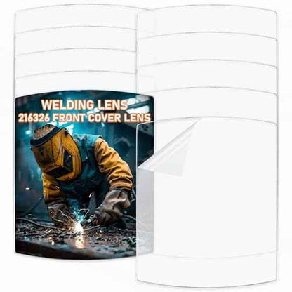 216326 Front Cover Lens - Welding Helmet Lens Replacement - Ultra-Clear Scratch Resistant Welding Lens for Miller MP-10 and Digital Elite Helmets