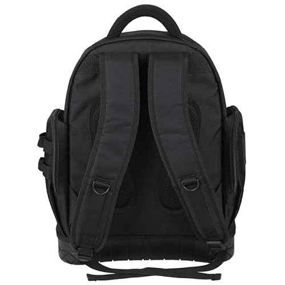 Olympia Tools 17.5 In Tool Organizer Backpack, Heavy-Duty Tool Bag Backpack with Padded Shoulder, Back, and Waist Straps